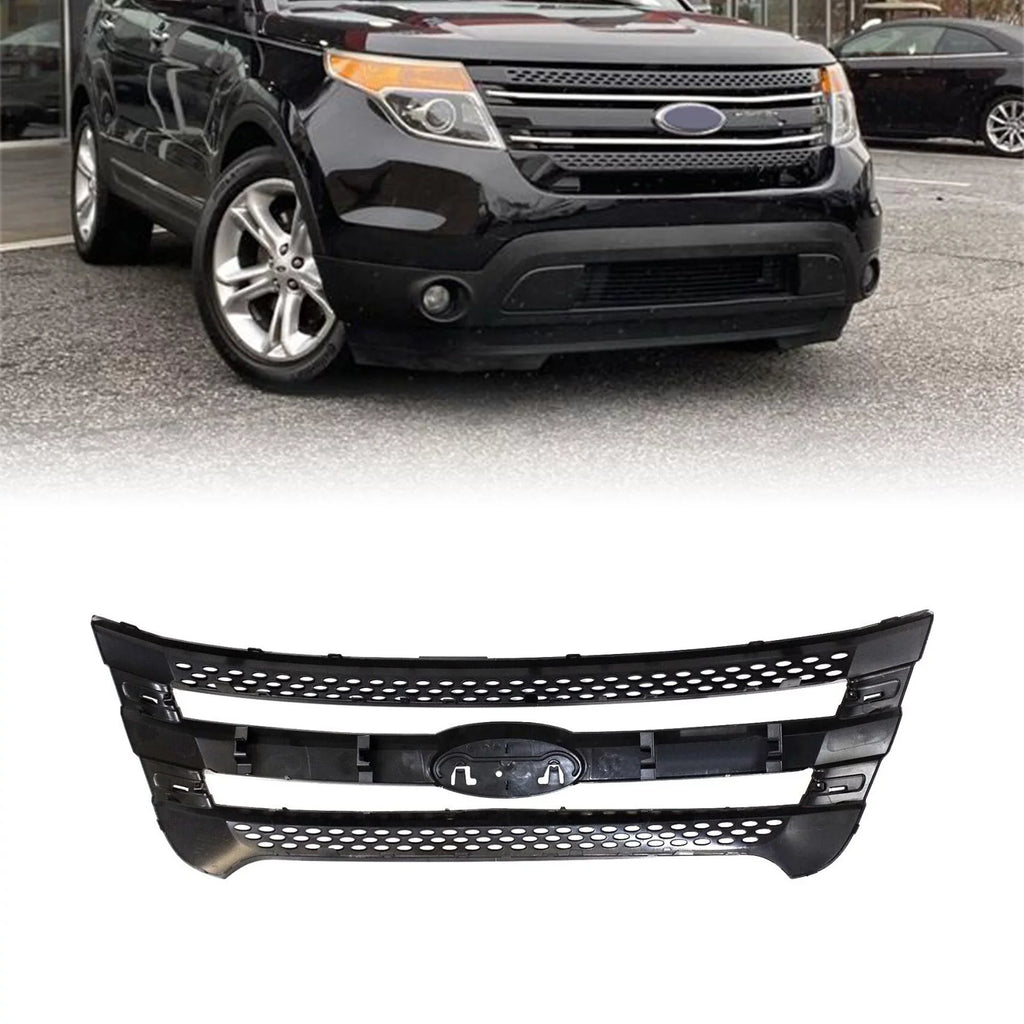 Black Grille For 2011-2015 Ford Explorer For 2013 2014 2015 Police Interceptor Utility FO1200533C