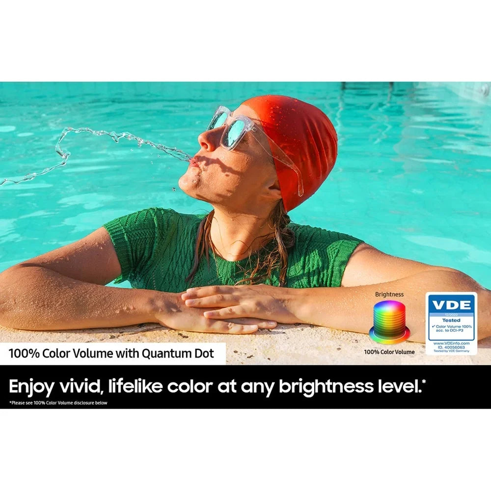 Sizeamsung 70" QLED 4K HDR Sizemart 2023 TV Q60C series with Quantum Processor & Dual LED + 2 YR Accidental Warranty
