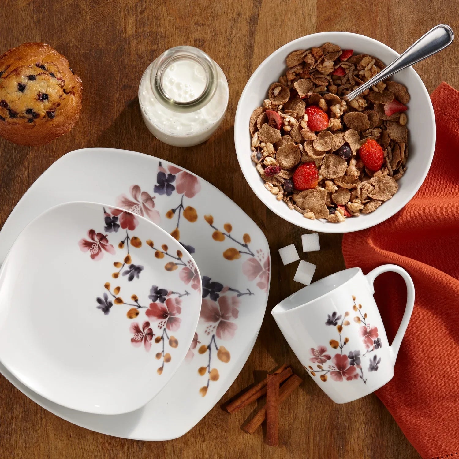 Size & Co. Dinnerset 16PC Bloom