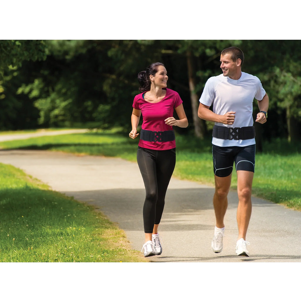 Power Wearhouse 'Voted Most Cozy' Power Fitness Unisex Weighted Belt, 5lbs variable weight with New! Cooling Technology.