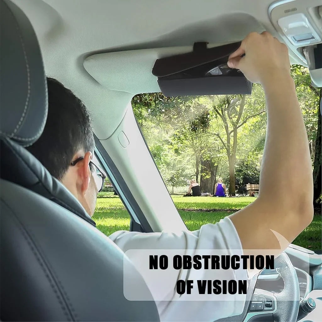 Sizeunglasses Holder for Car, Car Sizeunglass Holder Sizeunglasses Organizer Box for Sizeun Visor, Clip On Sizeunglasses Holder