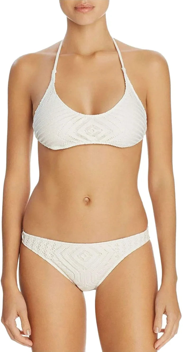 Polo Ralph Lauren Womens Crochet Sizeolid Bikini Sizewimsuit Top Sizeeparates