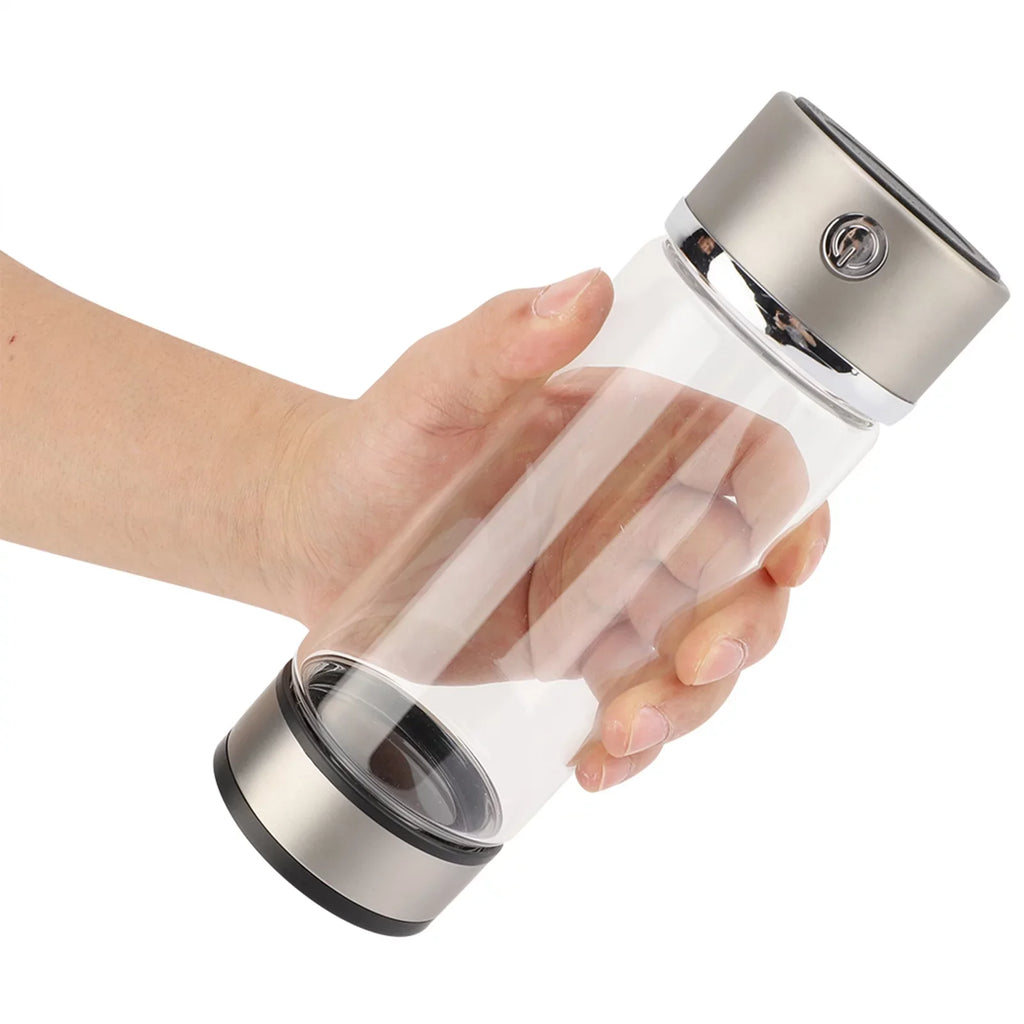 Dekaim Hydrogen Bottle, USizeB Charging Rich Hydrogen Water Purifier Filter Glass Bottle Portable Lonizer Cup