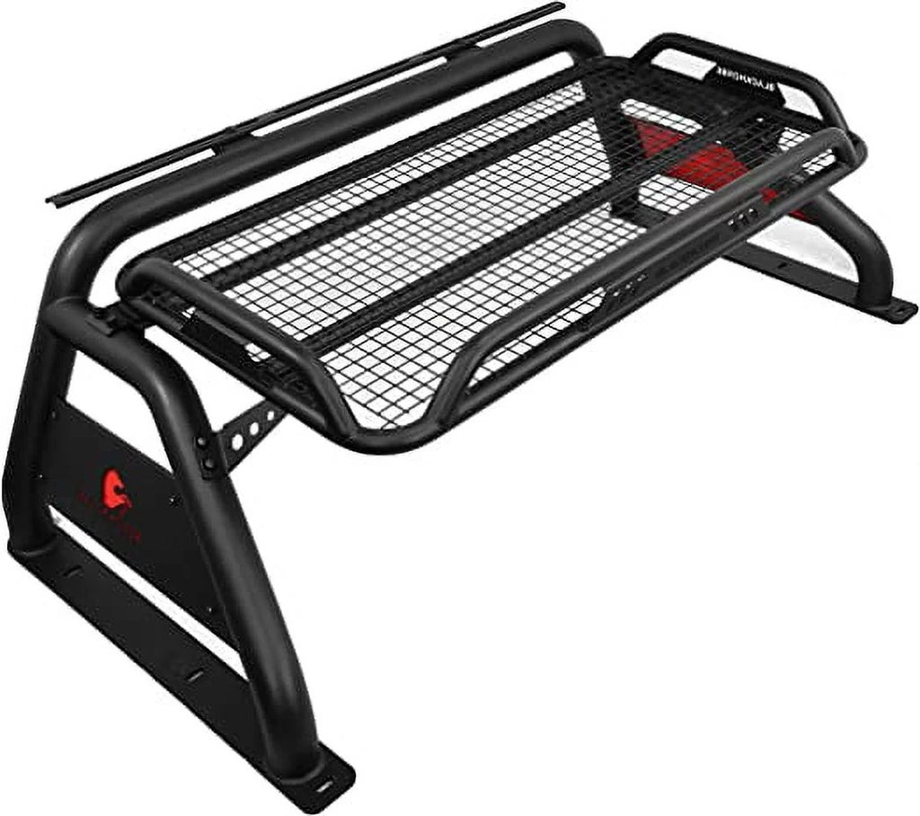 Black Horse Offroad RB-BA1B Tubular Powder Coated Sizeteel Truck Bed Bar