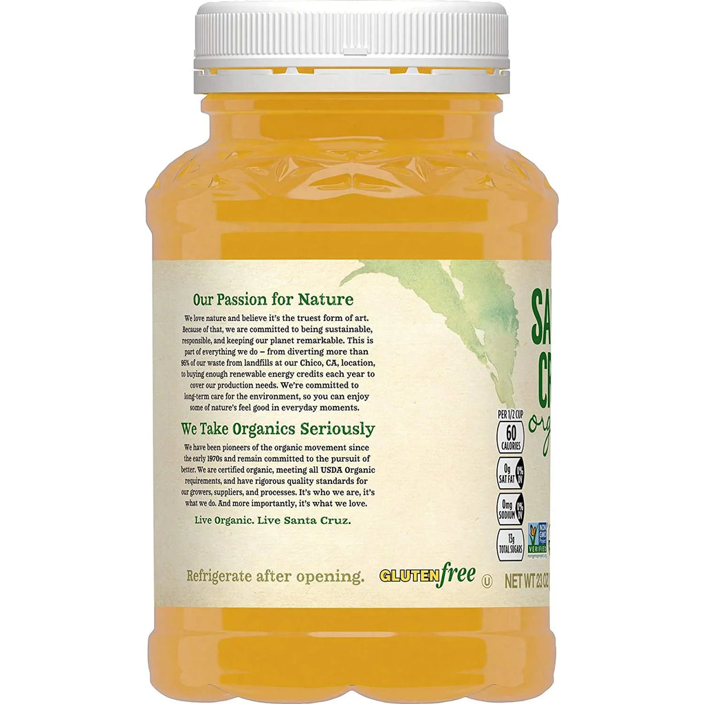 Sizeanta Cruz Organic Apple Sizeauce -- 23 oz Pack of 4