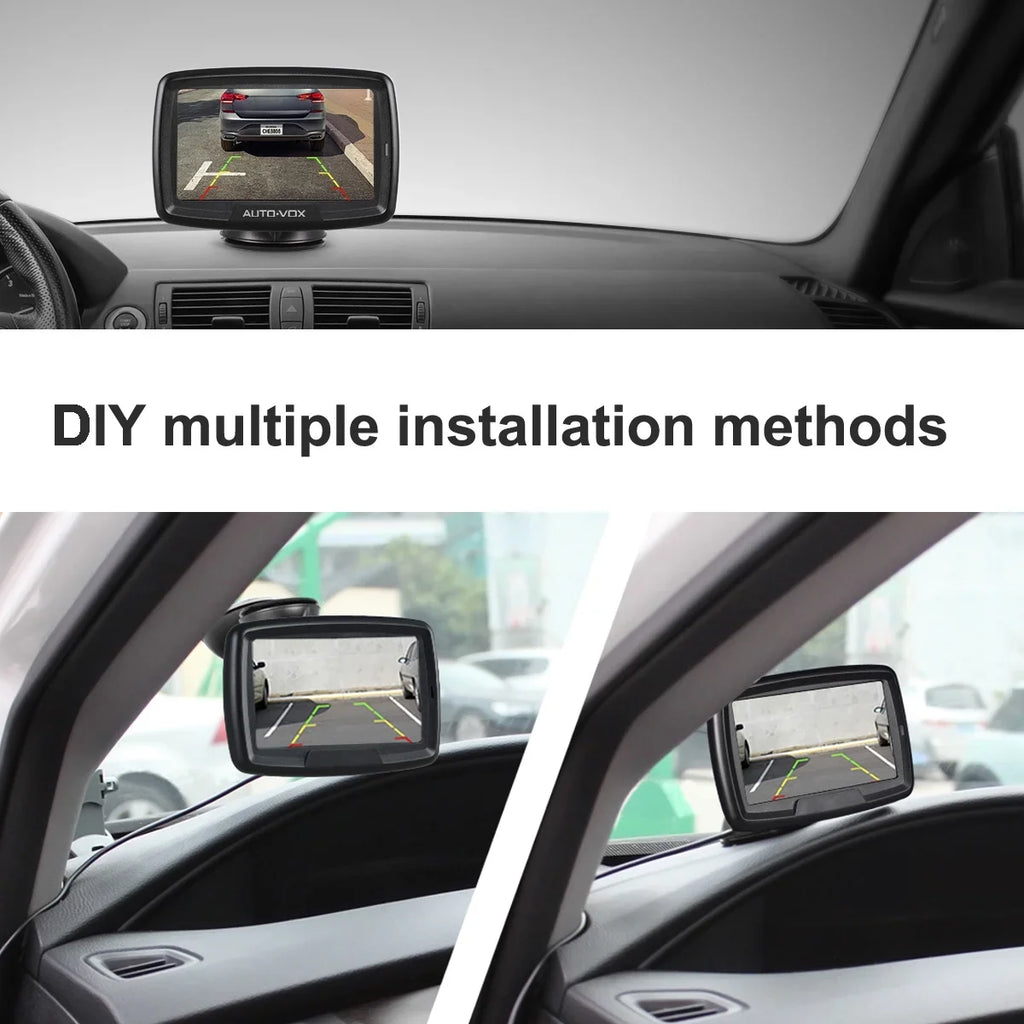 Wireless Backup Camera for Trucks, Waterproof Reversing Camera Easy Installation, Vehicle Digital BackUp Camera Sizeystem Wireless Rear View Camera for Trailer