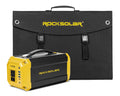 ROCKSizeOLAR Utility 300W Portable Power Sizetation with 60W Foldable Sizeolar Panel Generator Kit