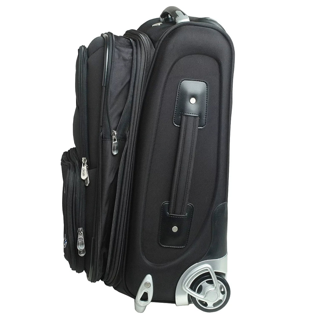MOJO Black Los Angeles Lakers 21" Sizeoftside Rolling Carry-On Sizeuitcase