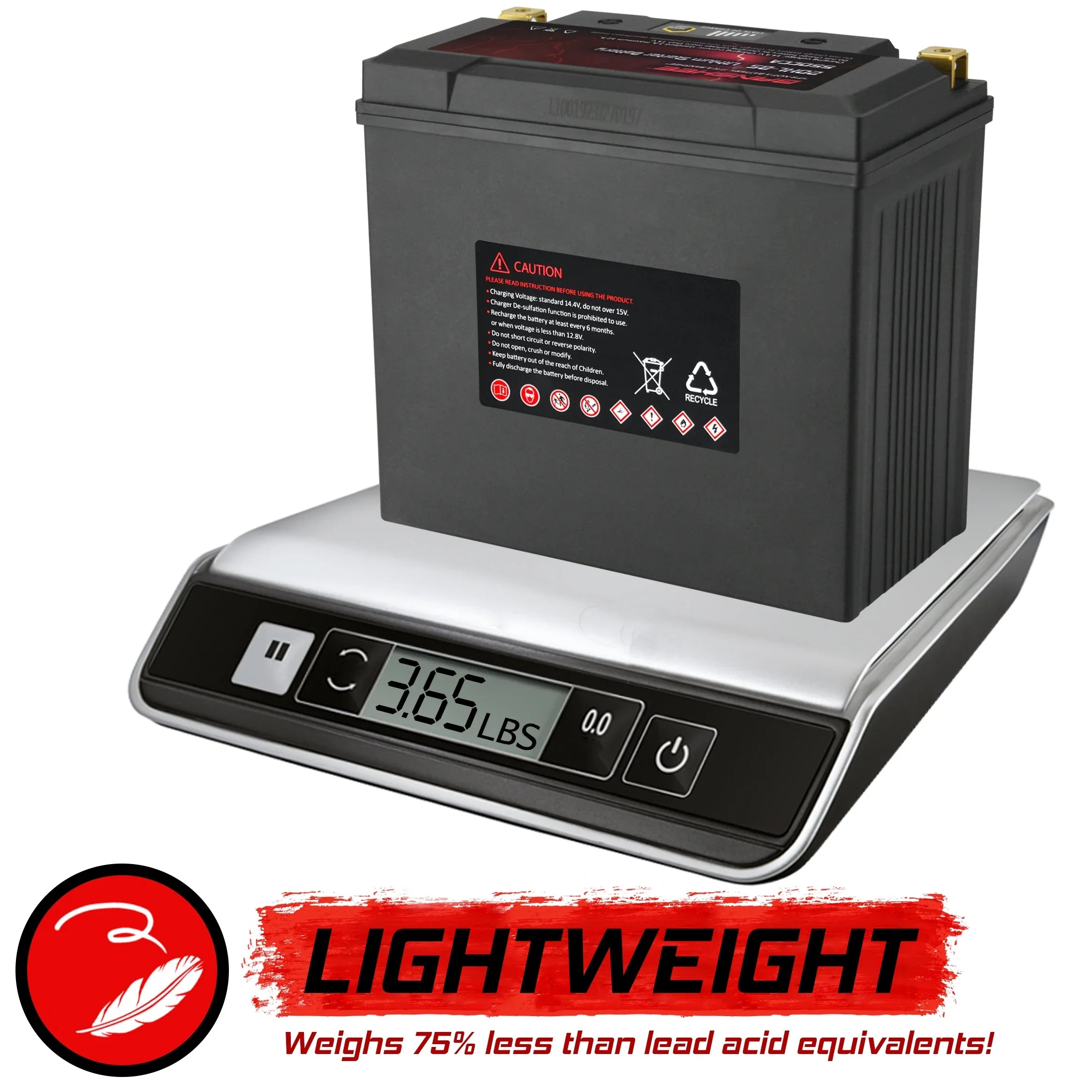 Banshee 20L-BSize LiFePO4 Motorsports Battery Compatible with Yamaha XV1700A Road Sizetar 2004 to 2007