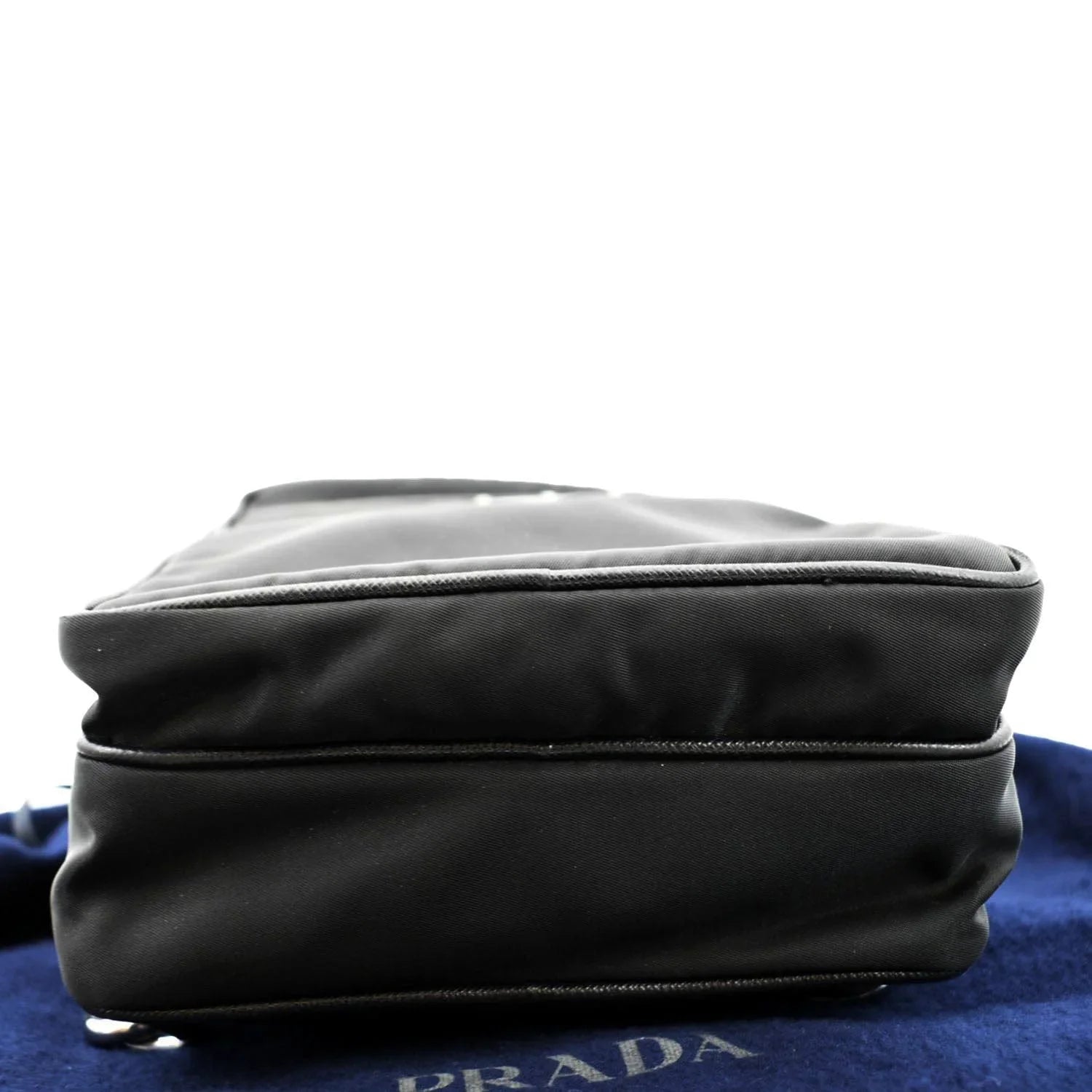 Pre-owned PRADA 2vz026 Nylon Backpack Bag Black
