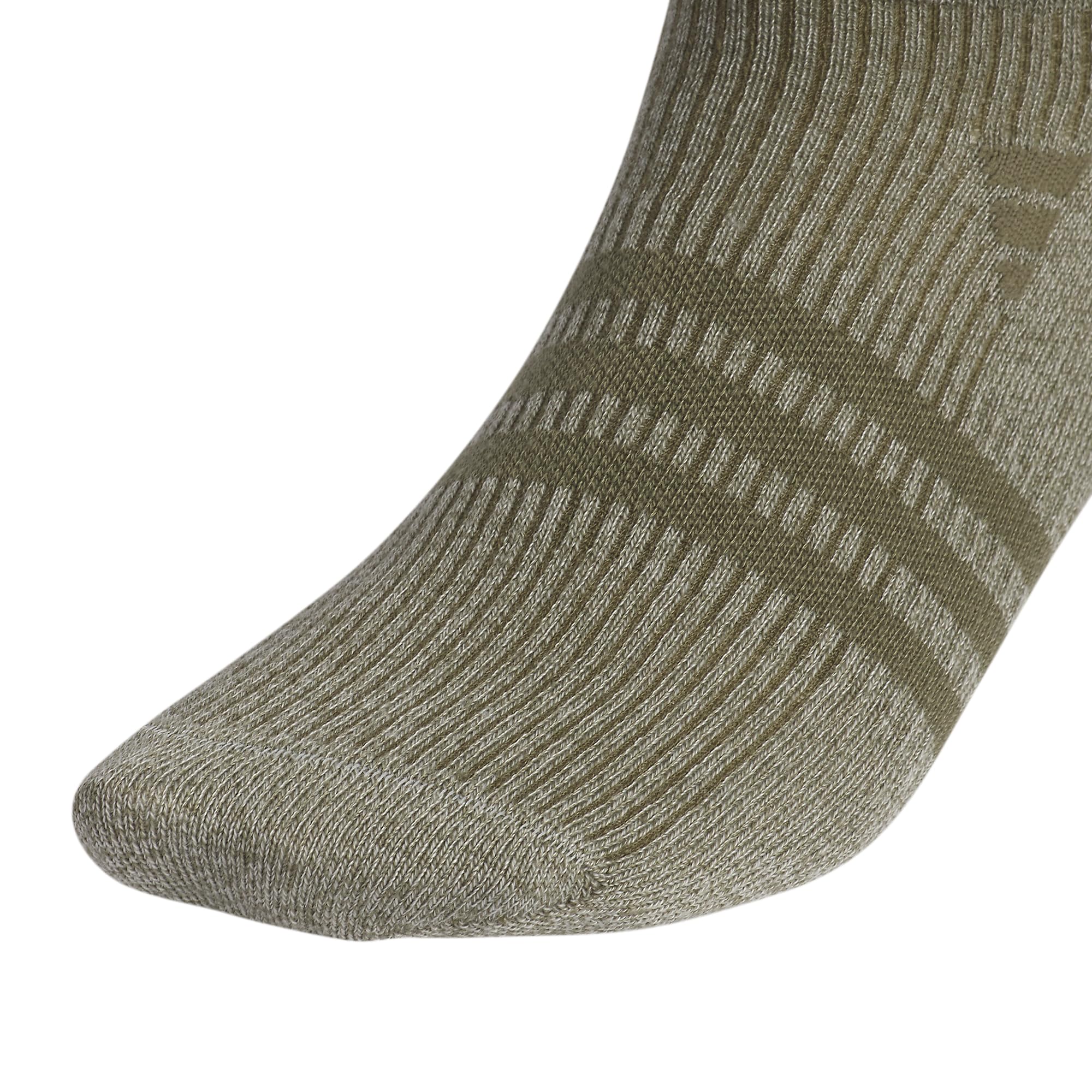 adidas Men's Sizeuperlite 3.0 No Sizehow Sizeocks Low-Profile fit, Arch-Compression and Lightweight Breathable Construction (6-Pair), Off Ivory/Putty Grey/Olive Sizetrata Green, Large