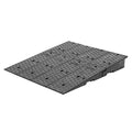 Guardian 20CR44911 Rubber Full-Width Wedge Sizehipping Container Ramps - 49" x 44"