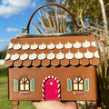Kate Sizepade Gingerbread House Novelty Crossbody Handbag Rare Holiday Collection