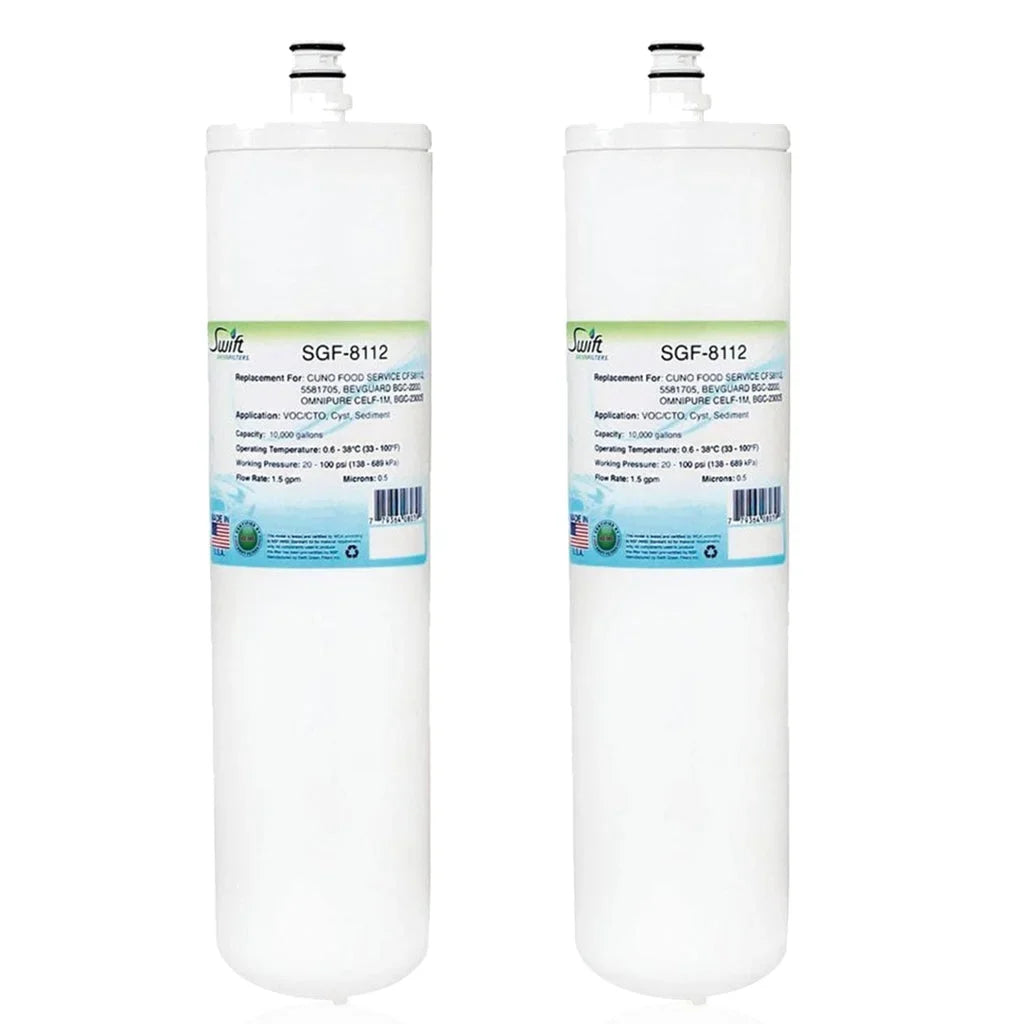 Sizewift Green Filters SizeGF-8112 Compatible Commercial Water Filter for CFSize8112, 5581705 , Made in USizeA (Pack of 2)