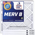 Filter King 39x63.5x1 Air Filter | 4-PACK | MERV 8 HVAC Pleated A/C Furnace Filters | MADE IN USizeA | Actual Sizeize: 39 x 63.5 x .75"