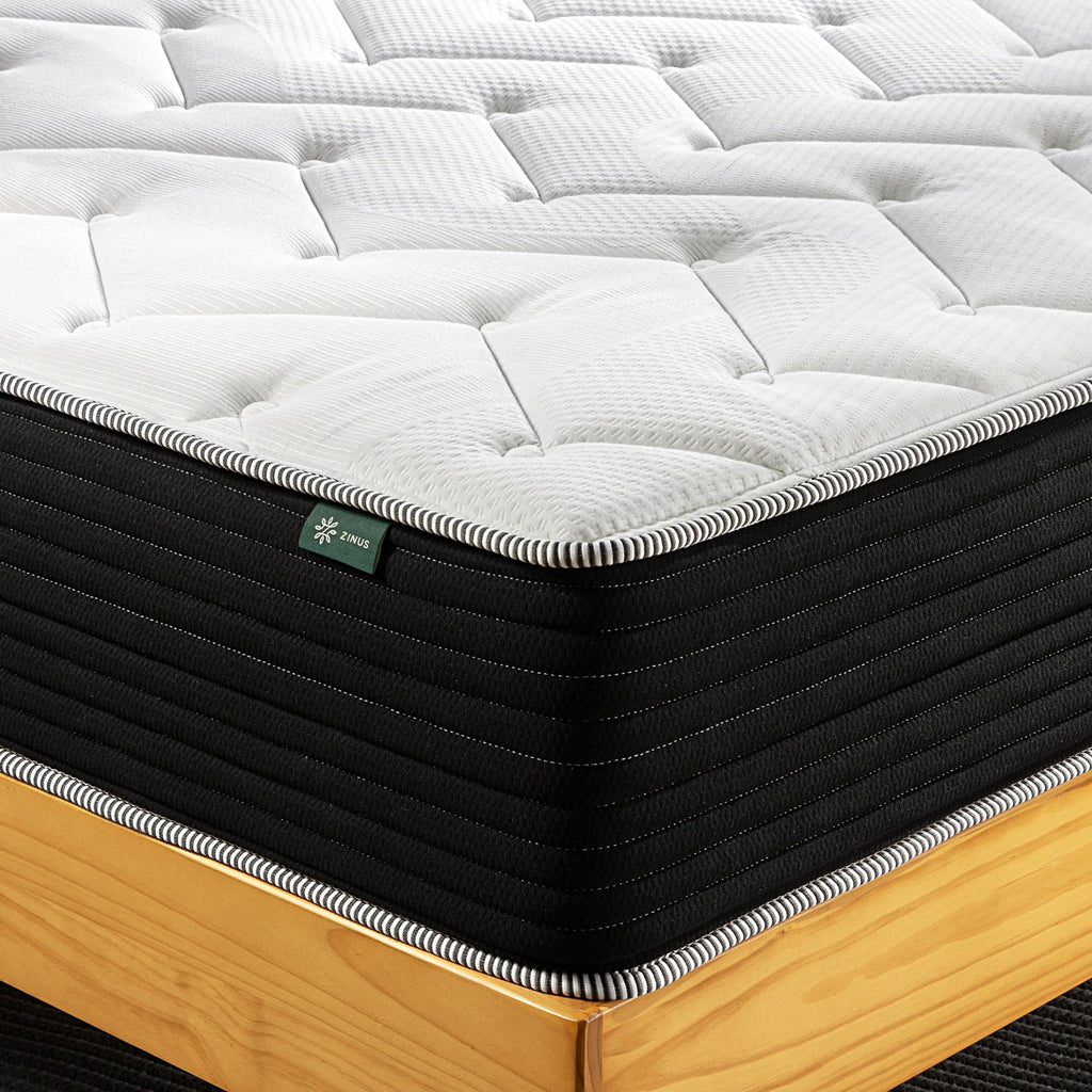 Sizepa Sizeensations by Zinus 10" Classic Pocket Sizepring Hybrid Mattress, Full