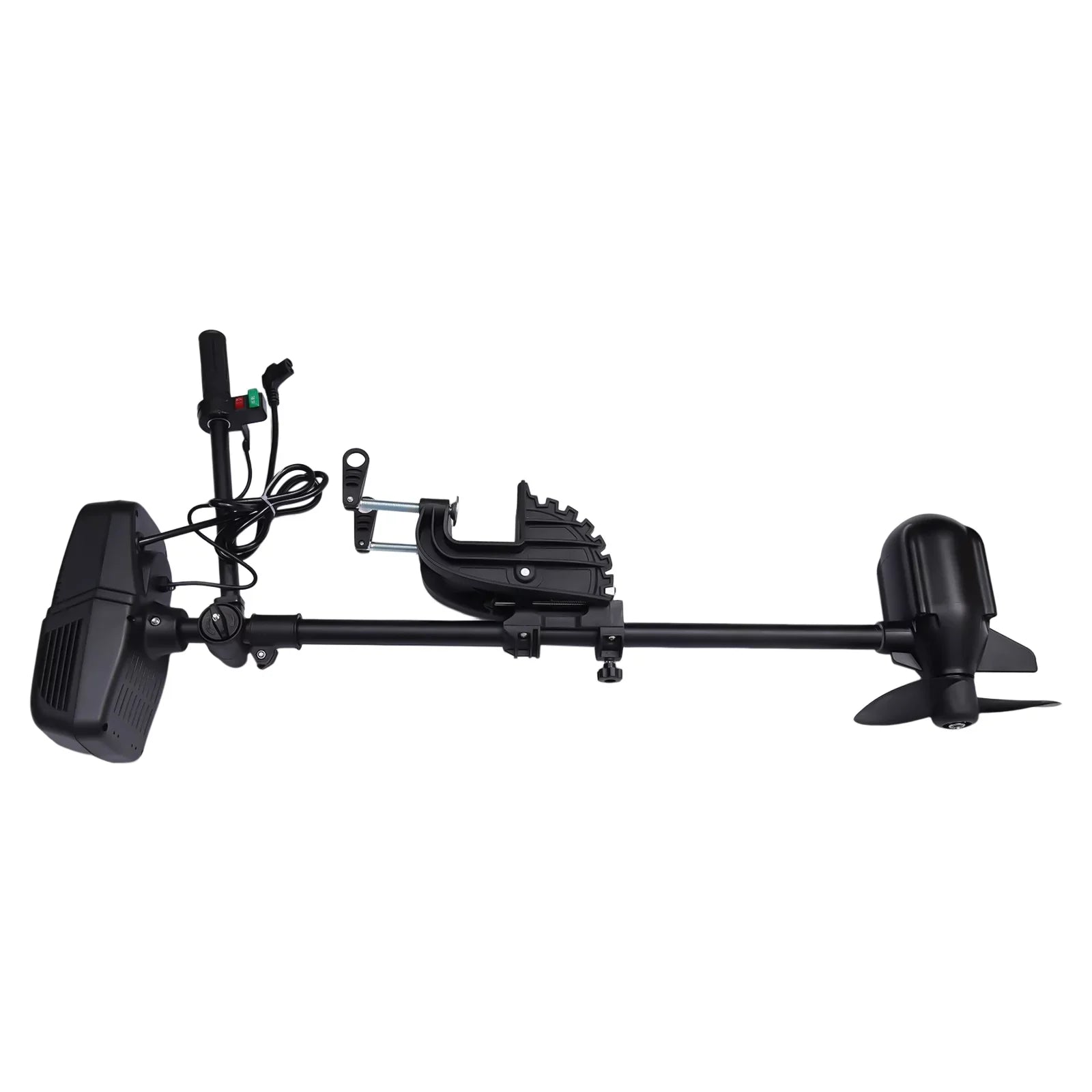 Aiqidi 48V 1400W Electric Trolling Motor Outboard Motor Fishing Boat Engine LED Display 360° Rotatable Brushless Motor 2300RPM