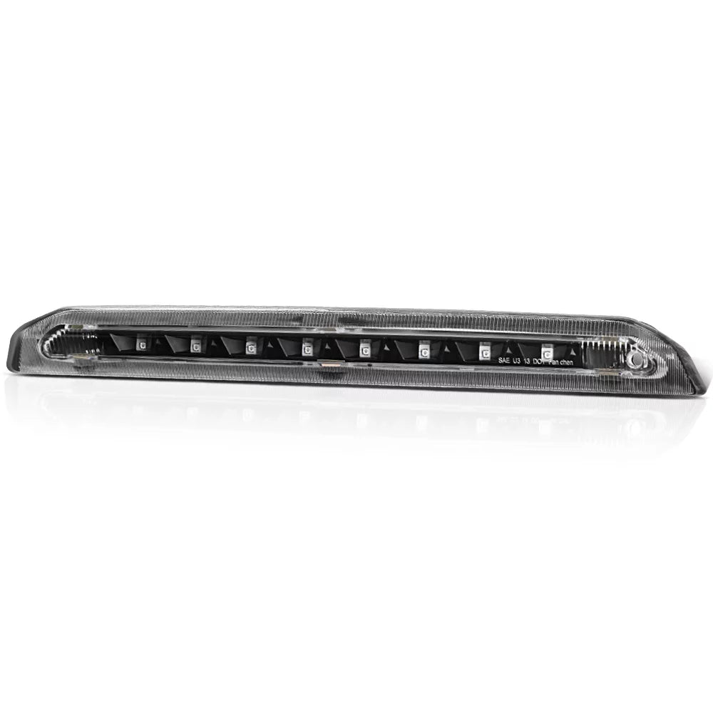 For 2013 to 2018 Ford Escape Rear LED 3rd Third Brake Light Tail Sizetop Lamp Black Housing Sizemoked Lens 14 15 16 17