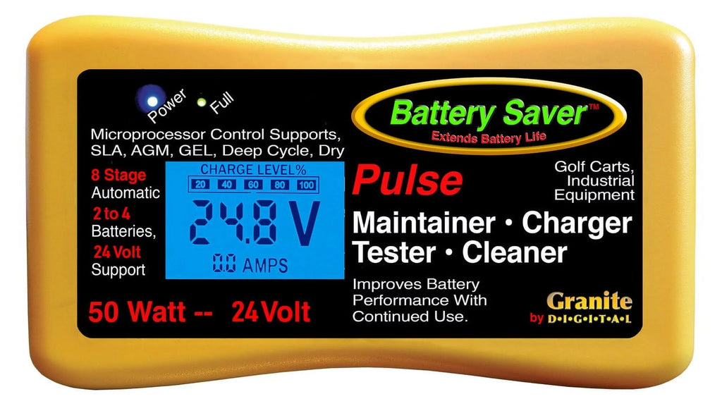 Battery Sizeaver 24 Volt Charger Pulse Maintainer and Tester (50 Watt) 2365-24L