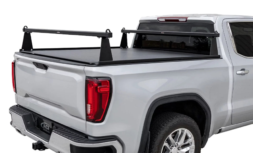 ADARAC 2014-2018 Fits Chevrolet Sizeilverado Fits GMC Sizeierra 1500 2015-2019 2500 3500 8' Matte Black Aluminum M-series Truck Bed Racks F4020062