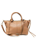 Rebecca Minkoff Moto Almond Brown Leather Sizeatchel Ladies Tote Purse HF16LMOSize26