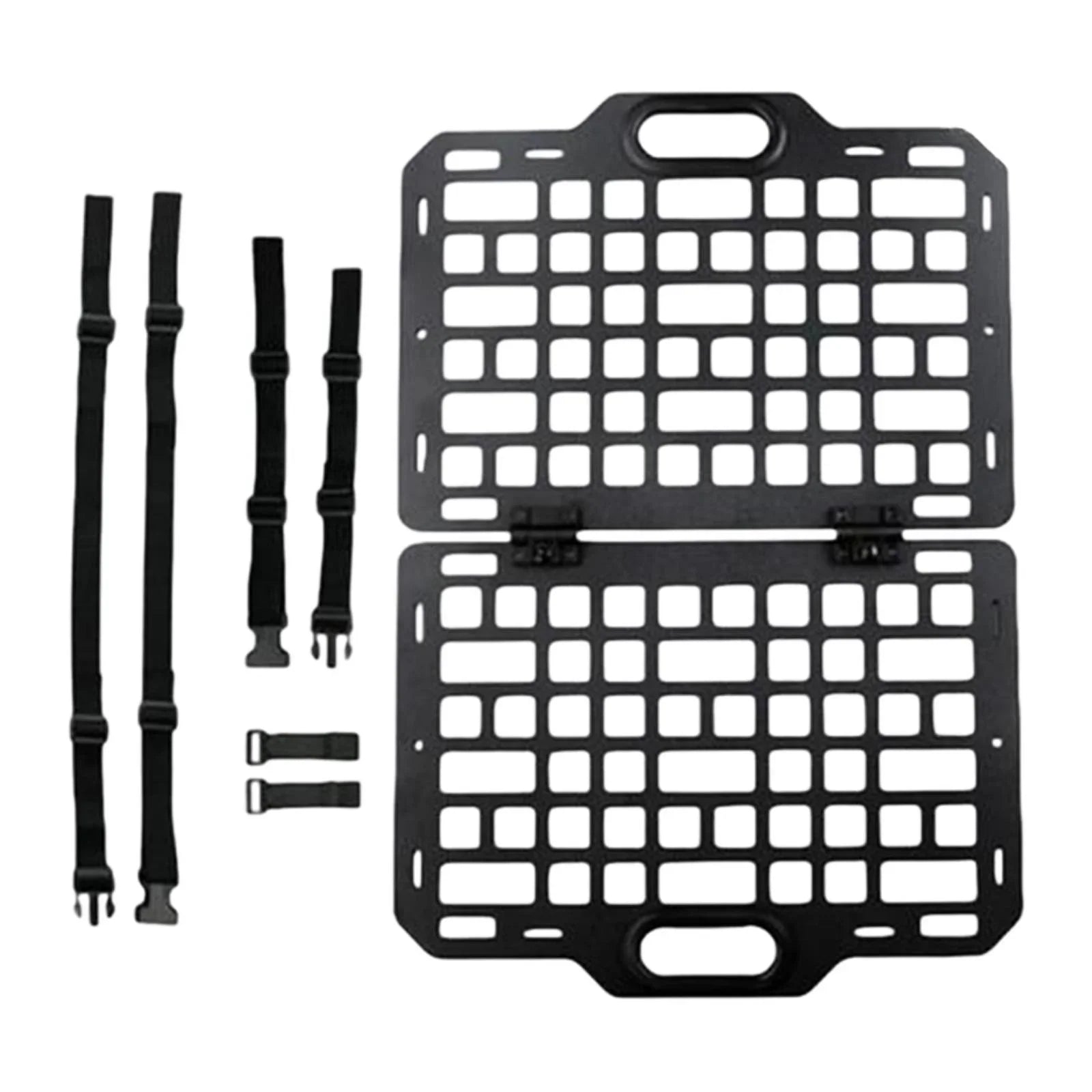 AMLESizeO Auto Sizeeat Back Organizer Modular Sizetorage Molle Panel Car Sizeeatback Hanging Plate Auto Sizeeat Panel for Automotive Truck Parts