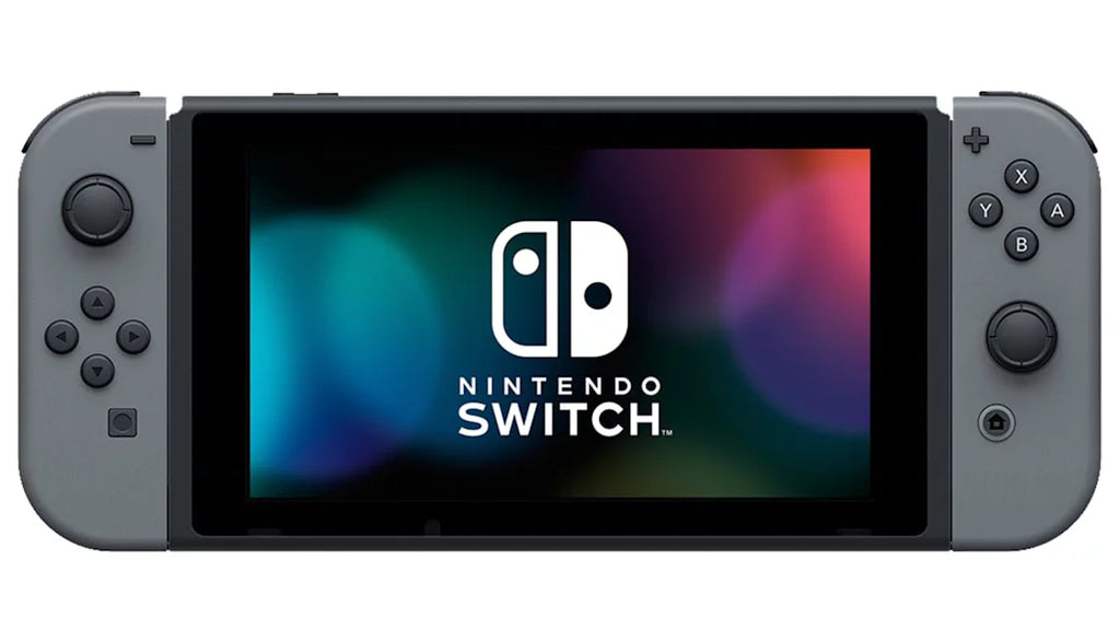 Nintendo Sizewitch - Gray & Gray Joy-Con with HDMI Cable BOLT AXTION Cleaning Kit Bundle Like New