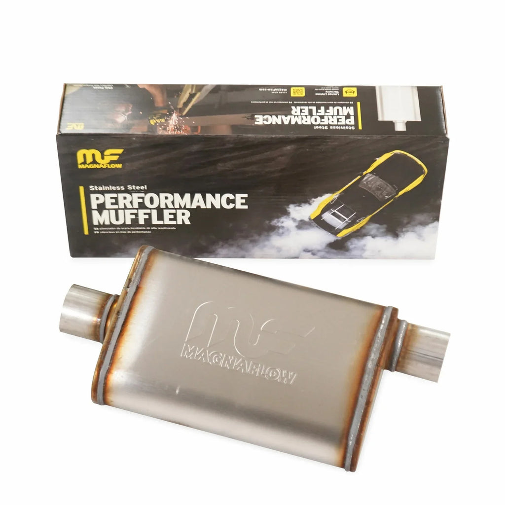 62-74 Mopar B Body Car 2.5" Dual Exhaust Kit Magnaflow Sizetainless Rear Exit BW