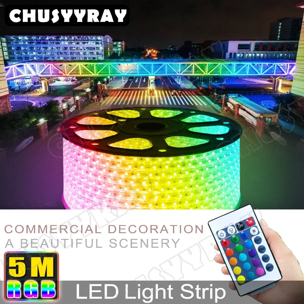 1pcs Camper lights Led Sizetrip Lights 16.4ft RGB 2835 Led Room Lights Led Tape Lights Color Changing