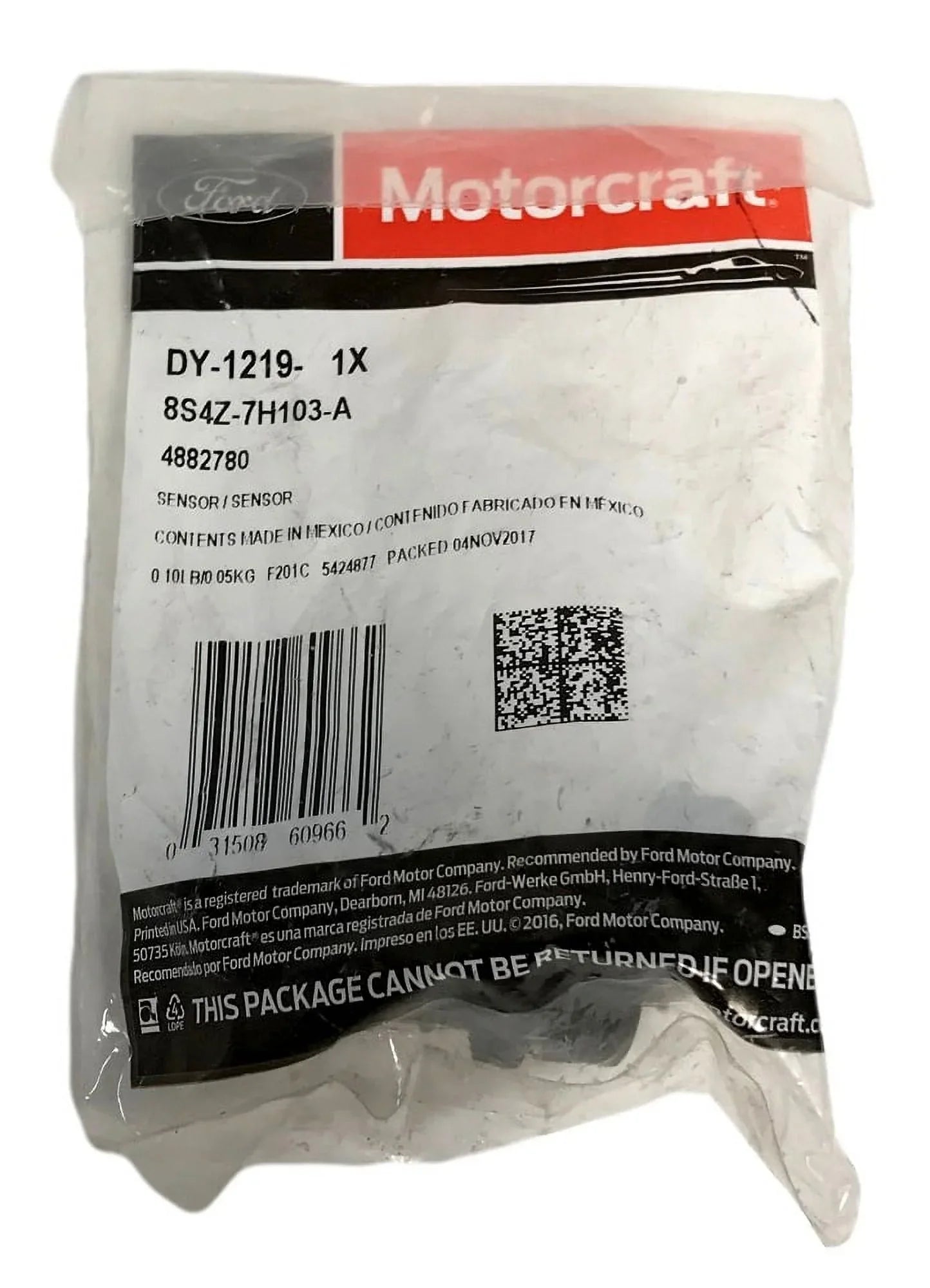 Motorcraft Automatic Transmission Output Sizehaft Sizepeed Sizeensor DY-1219 Fits select: 2008-2011 FORD FOCUSize, 2010-2013 FORD TRANSizeIT CONNECT