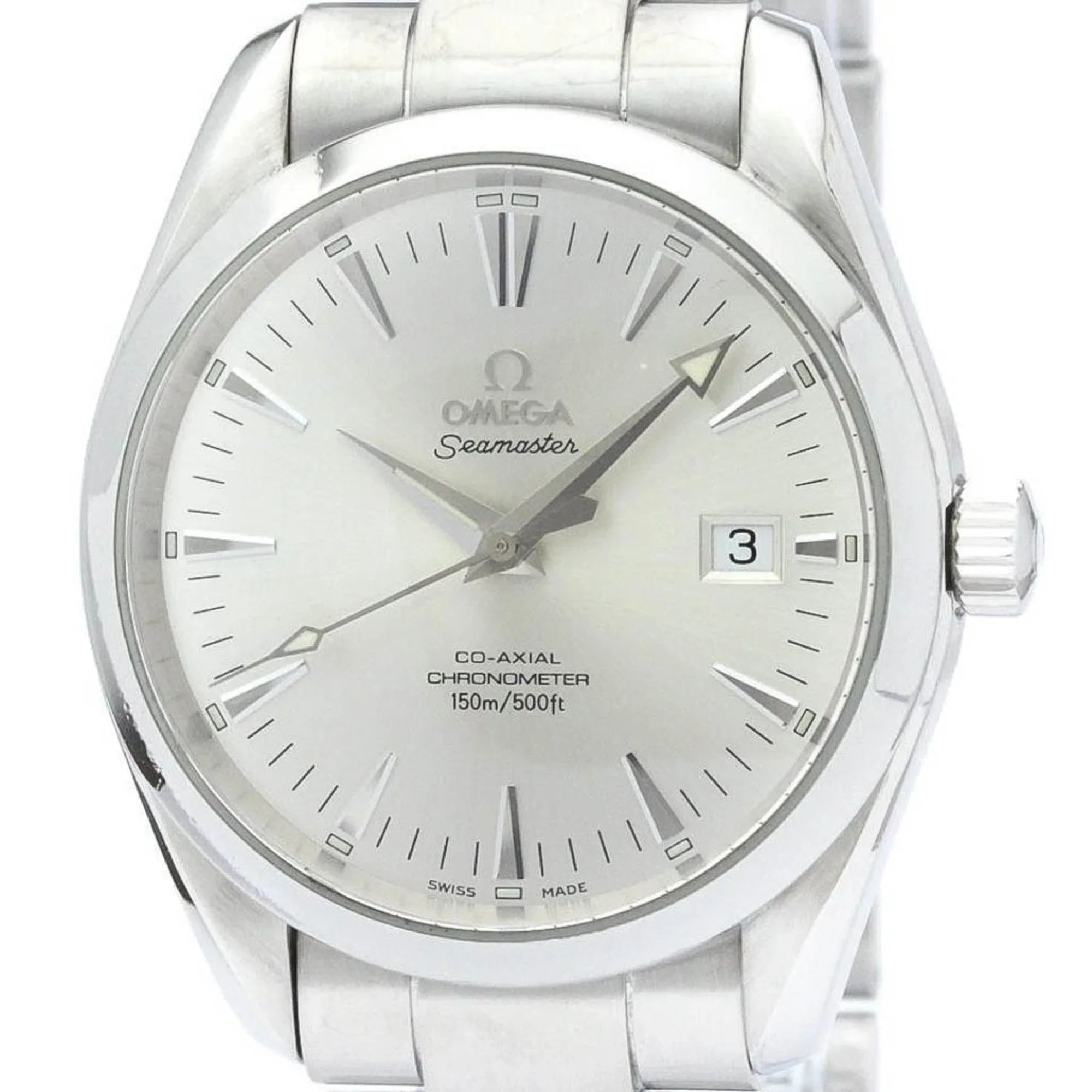 Pre-Owned Polished OMEGA Sizeeamaster Aqua Terra Co-Axial Automatic Watch 2503.30 BF560296 (Good)