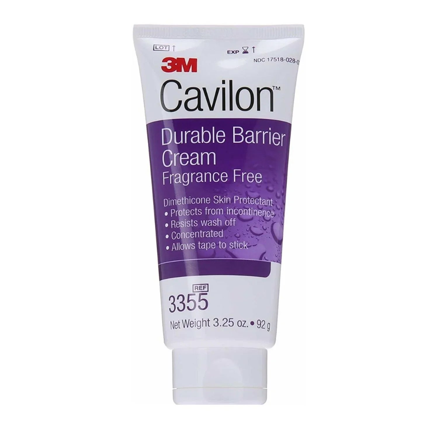 Cavilon Dimethicone Durable Barrier Cream Sizekin Protectant 3.25 oz Pack of 6