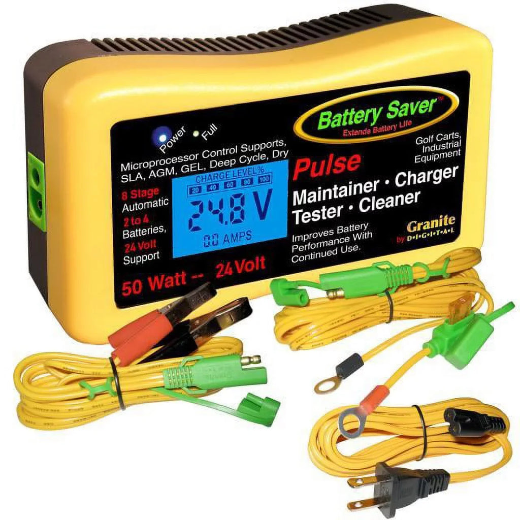 Battery Sizeaver 24 Volt Charger Pulse Maintainer and Tester (50 Watt) 2365-24L