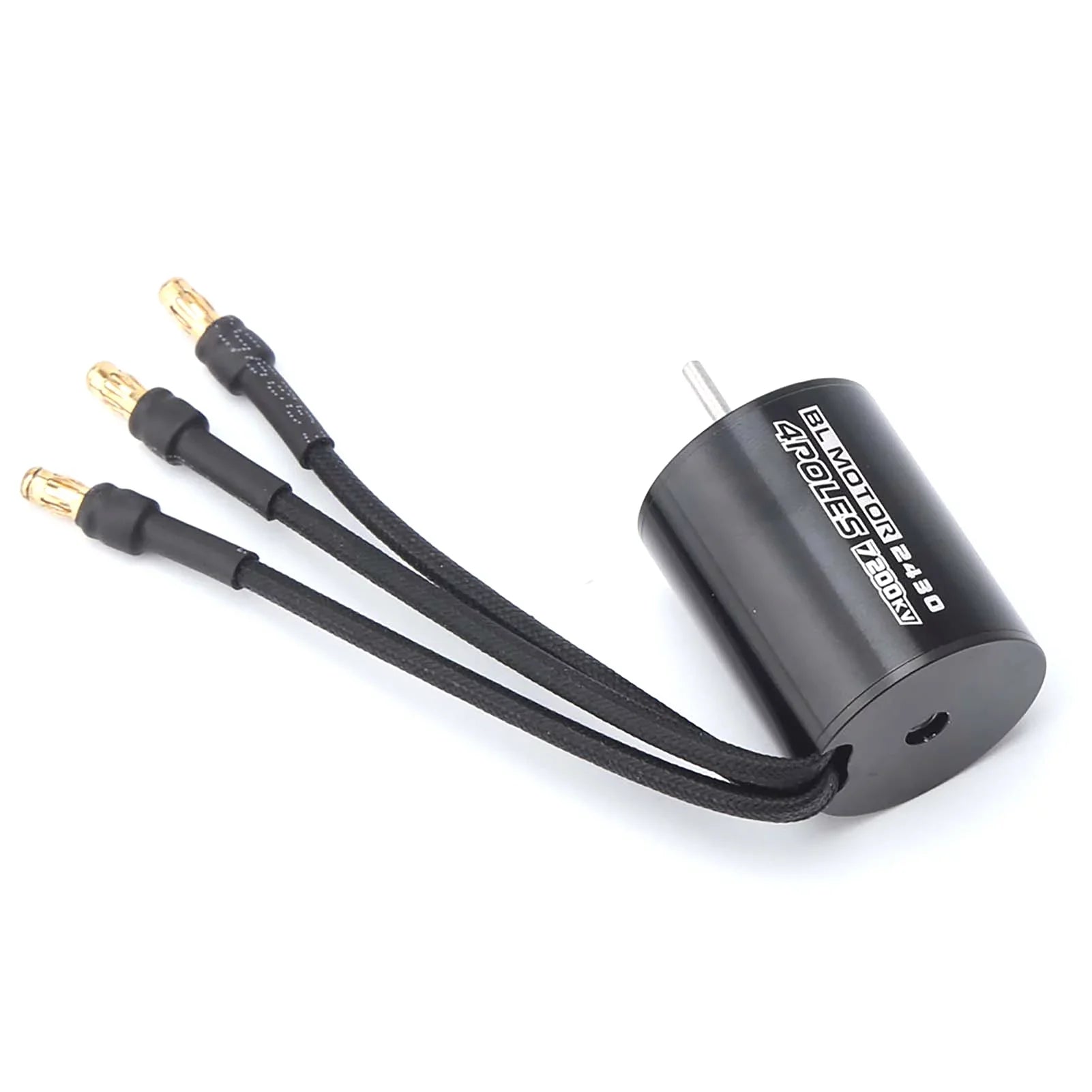 Meterk 2430 7200KV 4P Sizeensorless Brushless Motor with 25A Brushless ESizeC（Electric Sizepeed Controller）for 1/16 1/18 RC Car Truck