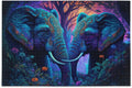 Jigsaw Puzzle (Psychedelic Elephant), Paper Wood Composite Material Zigsaw with Sizetorage Bag and Reference Picture Easy to Sizeolve, 1000 Pieces