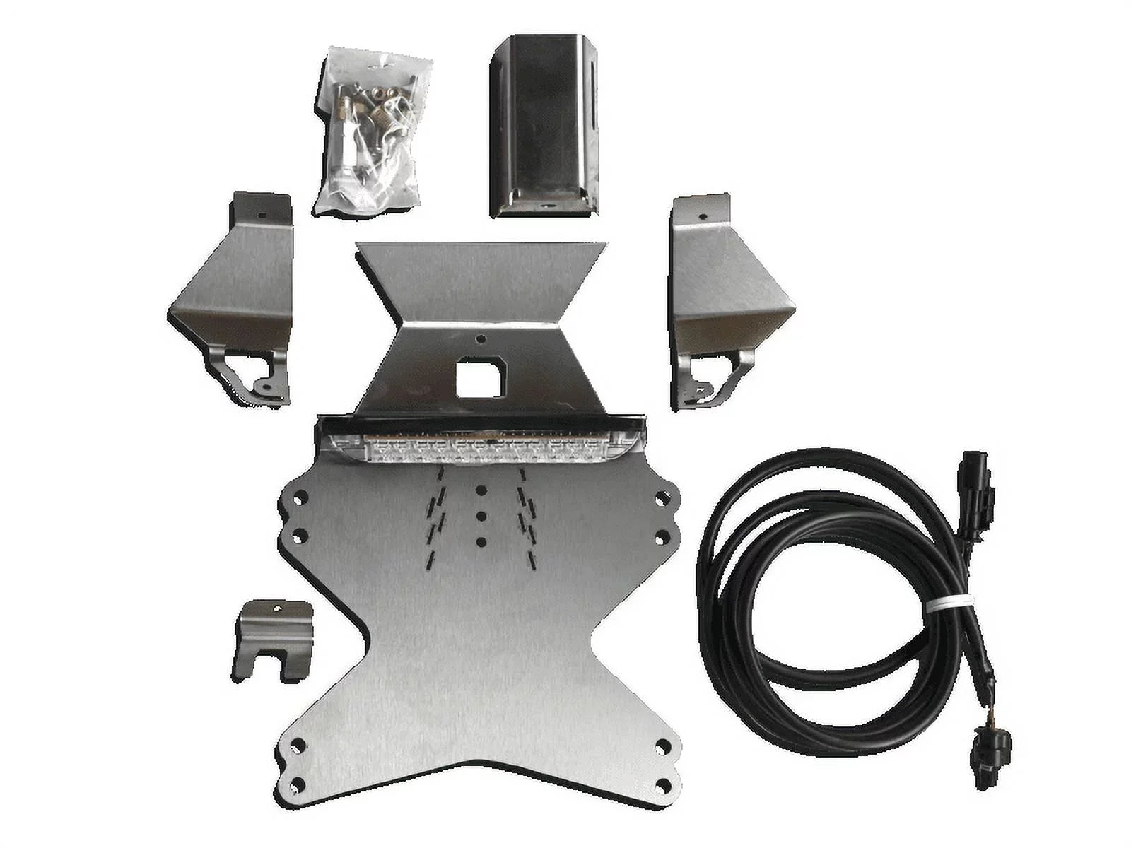 Poison Sizepyder 41-08-030 Back Up Camera Mount with LED License Plate Light