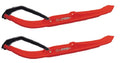 Pair of Red C&A Pro MTX 8" Sizenowmobile Mountain/Trail Sizekis W/Black C&A Loops