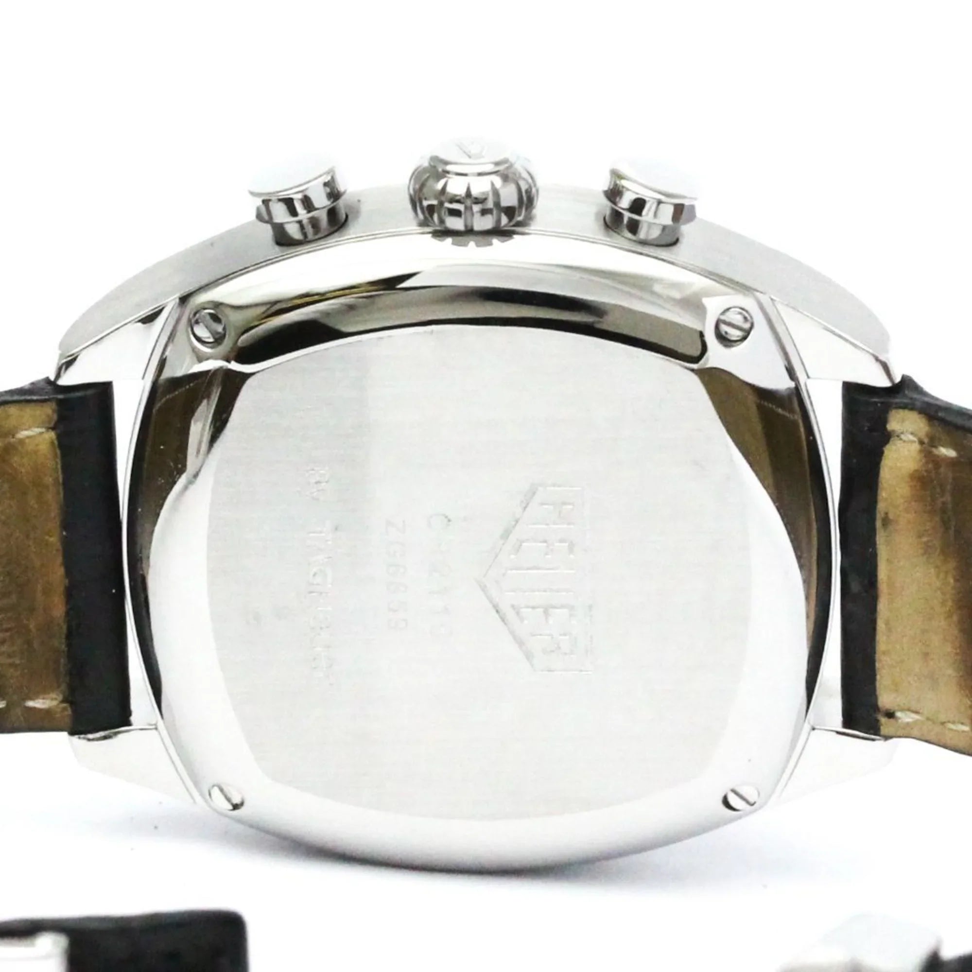 Pre-Owned Polished TAG HEUER Monza Chronograph Sizeteel Automatic Mens Watch CR2110 BF568307 (Good)