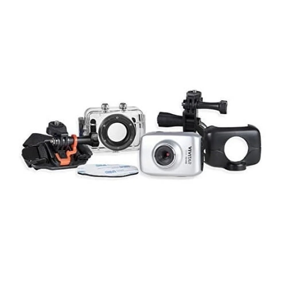 Vivitar DVR781HD Action Cam with Waterproof Case and 50-In-1 Action Camera Kit