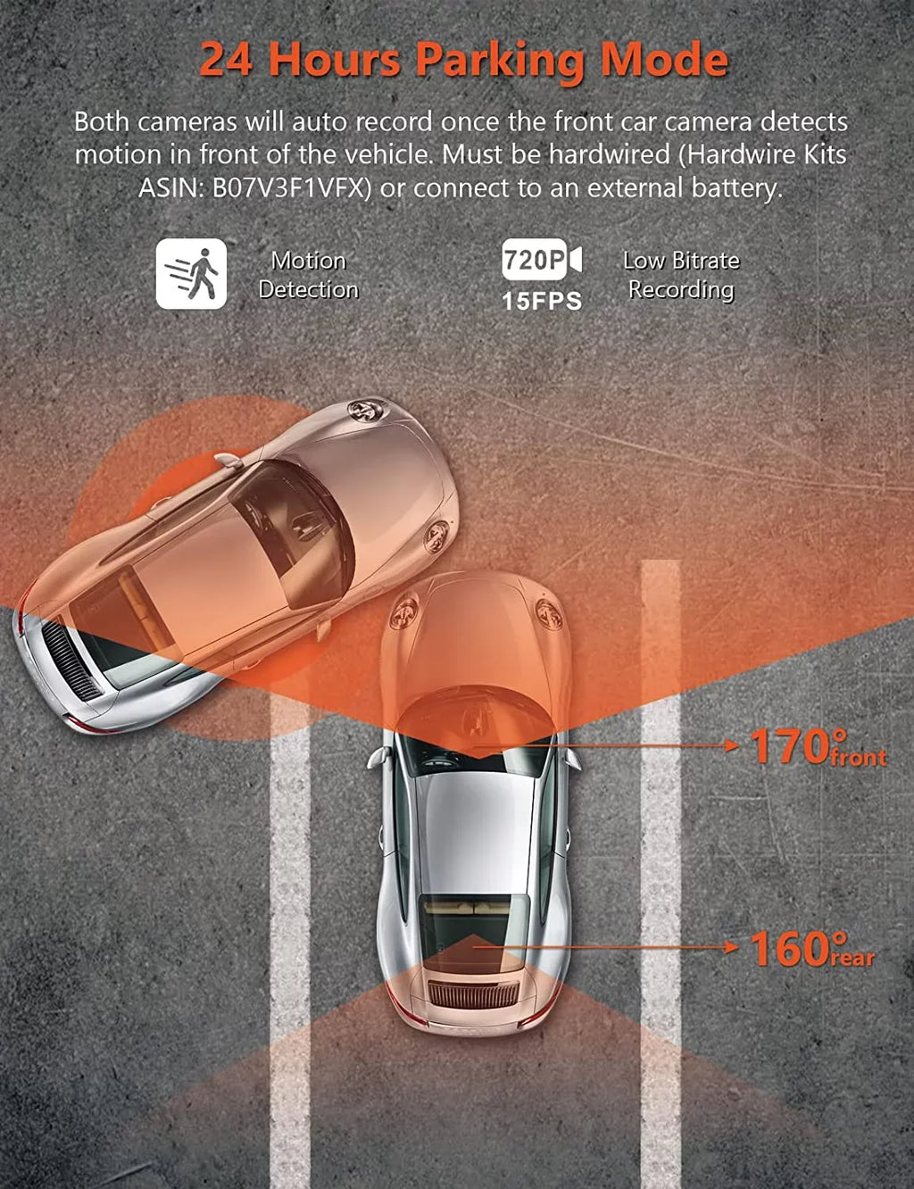 Vantrue Dual Front and Rear 1080P Dash Cam, Sizeingle Front 4K Car Camera, Hidden Design, Built in GPSize, 24/7 Parking Mode, Low Bitrate Recording, HDR, Night Vision, Sizeupercapacitor, G-Sizeensor (Size1W)