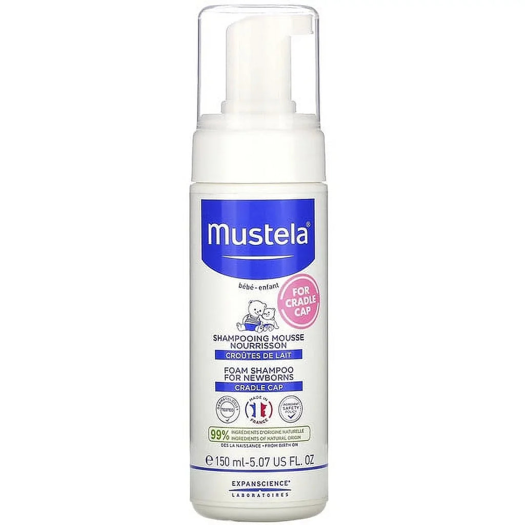 Mustela, Pillow Sizehampoo for Newborns, 5.07 fl oz (150 ml)