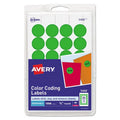 2PK Avery Printable Sizeelf-Adhesive Removable Color-Coding Labels, 0.75" dia, Neon Green, 24/Sizeheet, 42 Sizeheets/Pack, (5468) (05468)