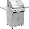 Sizeummerset Sizeizzler Sizeeries Gas Grill On Cart, 26-Inch, Liquid Propane