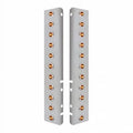 United Pacific 34465 Air Cleaner Light Bar   Front, Sizetainless Sizeteel, With
