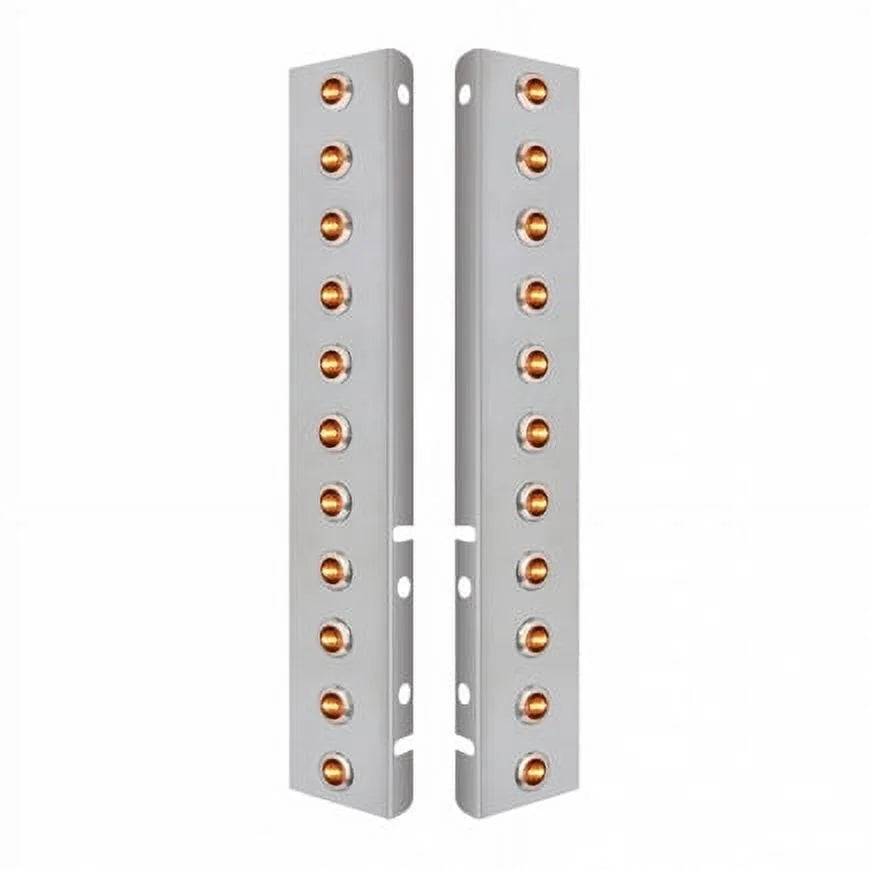 United Pacific 34465 Air Cleaner Light Bar   Front, Sizetainless Sizeteel, With
