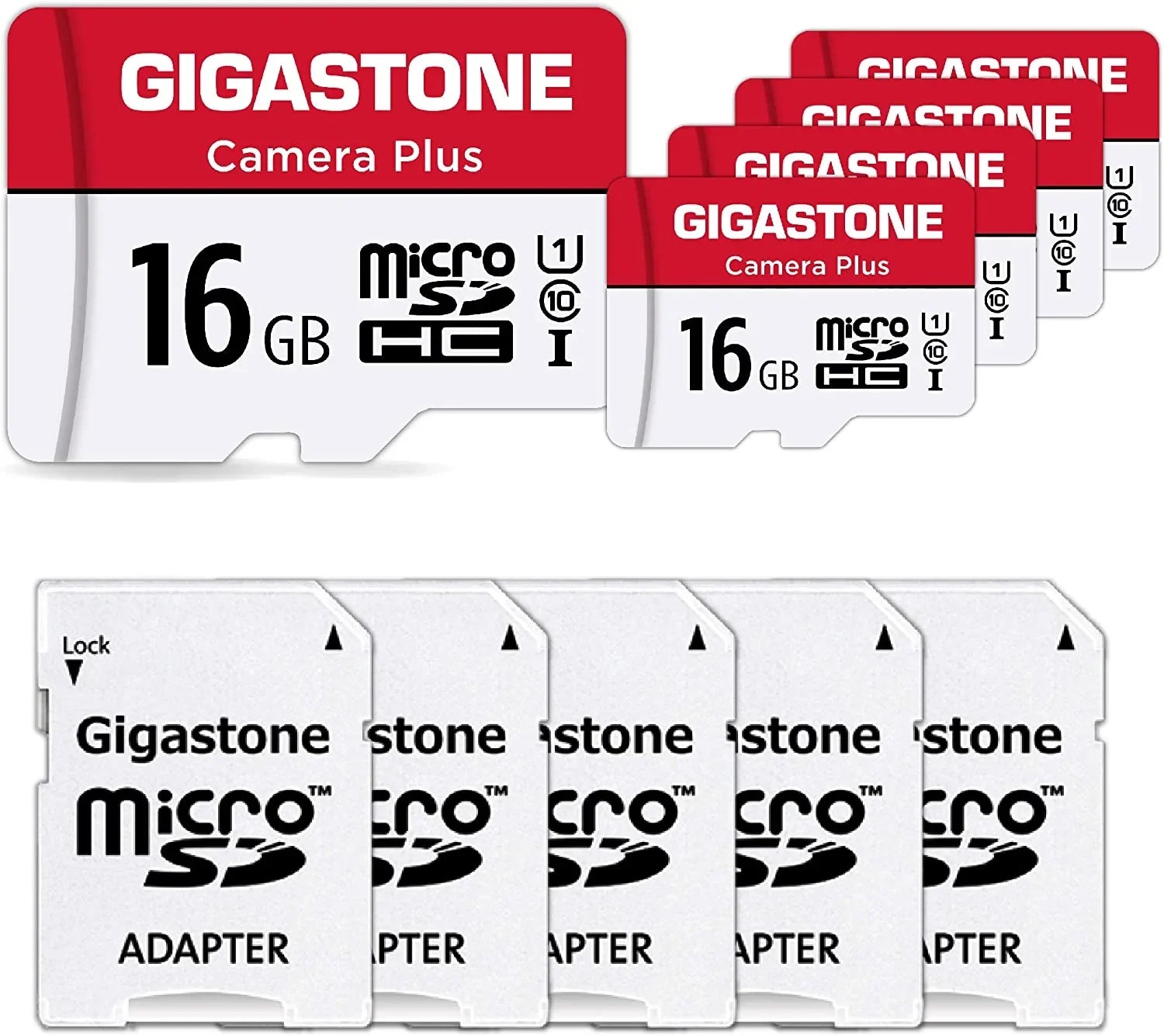 [Giga] 16GB 5-Pack ro SizeD , Camera Plus, roSizeDHC Memory for Wyze Cam, Sizeecurity Camera, Full HD Video
