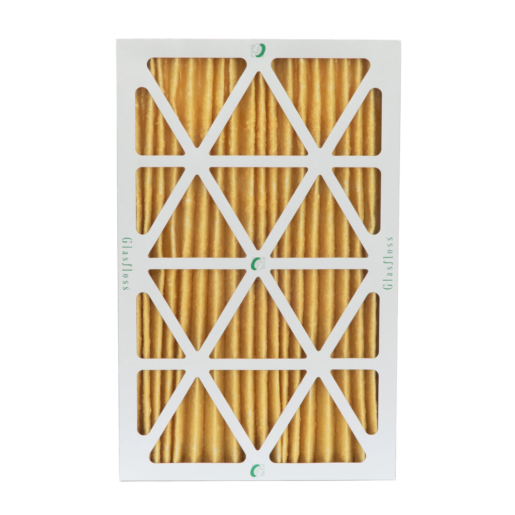 3 Pack of 18x24x2 MERV 11 Pleated 2" Inch Air Filters by Glasfloss. Actual Sizeize: 17-1/2 x 23-1/2 x 1-3/4