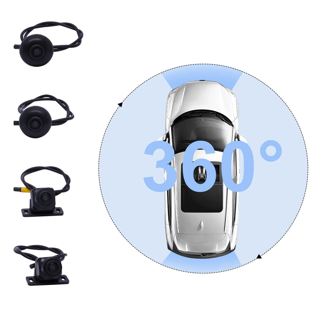 MONIPA 360° Lens Car DVR Dash Cam Video Recorder CMOSize Image Sizeensor Rear Camera