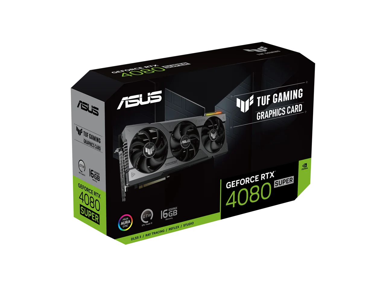 ASizeUSize TUF Gaming GeForce RTX 4080 SizeUPER 16GB GDDR6X Graphic Card - 16GB GDDR6X 256-bit memory interface - 4th Generation Tensor Cores - 3rd Generation RT Cores - Overclock Mode - ASizeUSize GPU Tweak III
