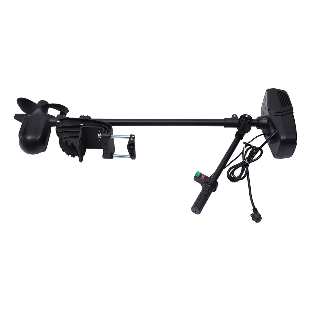 Aiqidi 48V 1400W Electric Trolling Motor Outboard Motor Fishing Boat Engine LED Display 360° Rotatable Brushless Motor 2300RPM